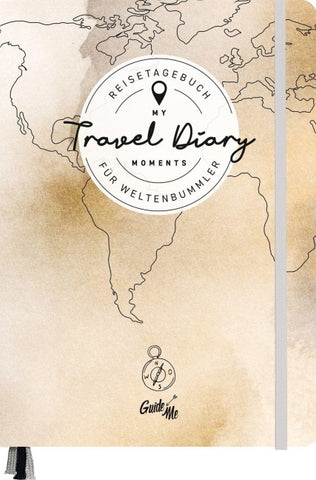 GuideMe Reisetagebuch Travel Diary „Weltkarte“