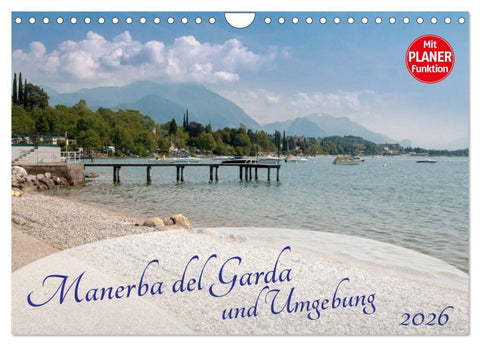 Gardasee - Manerba del Garda (Wandkalender 2026 DIN A4 quer), CALVENDO Monatskalender