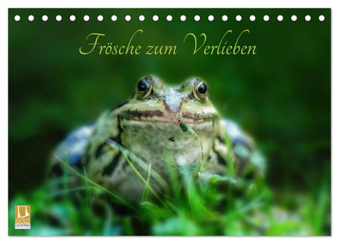 Frösche zum Verlieben (Tischkalender 2026 DIN A5 quer), CALVENDO Monatskalender