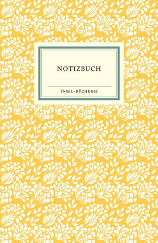 Notizbuch Insel-Bücherei »Blumendekor sonnengelb«