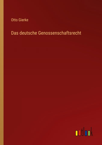 Das deutsche Genossenschaftsrecht