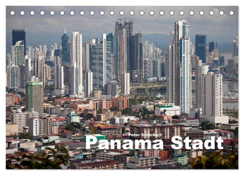 Panama Stadt (Tischkalender 2026 DIN A5 quer), CALVENDO Monatskalender