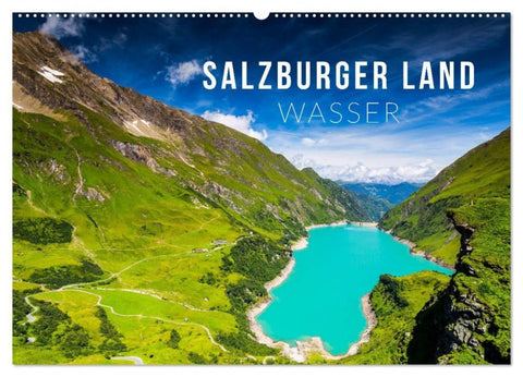 Salzburger Land. Wasser (Wandkalender 2027 DIN A2 quer), CALVENDO Monatskalender