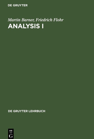 Analysis I