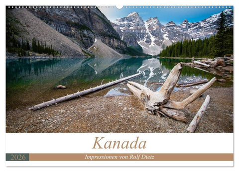 Kanada - Impressionen von Rolf Dietz (Wandkalender 2026 DIN A2 quer), CALVENDO Monatskalender
