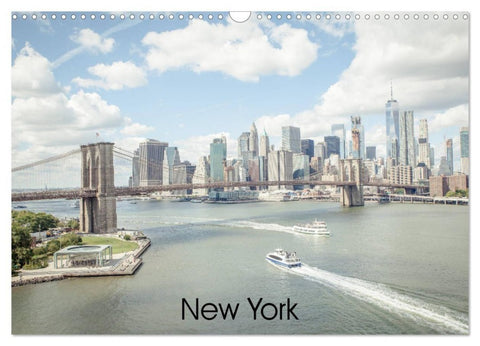 New York (Wandkalender 2027 DIN A3 quer), CALVENDO Monatskalender