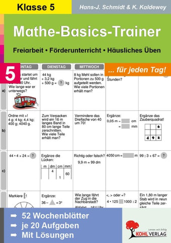 Mathe-Basics-Trainer / Klasse 5