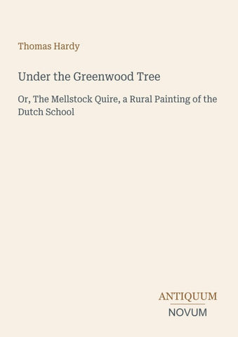 Under the Greenwood Tree