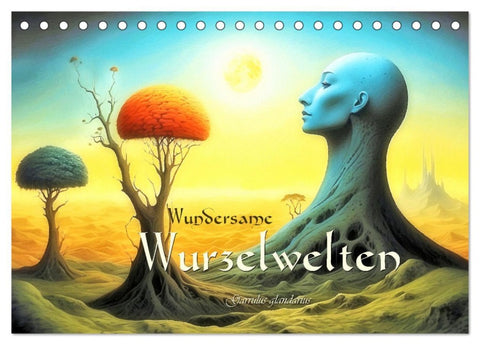Wundersame Wurzelwelten (Tischkalender 2026 DIN A5 quer), CALVENDO Monatskalender