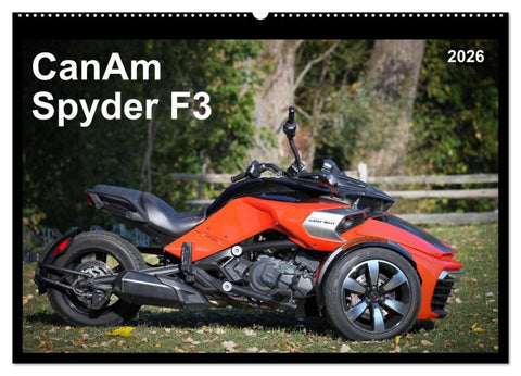 CanAm Spyder F3 (Wandkalender 2026 DIN A2 quer), CALVENDO Monatskalender
