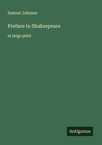 Preface to Shakespeare