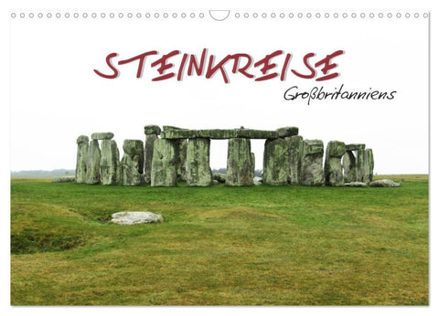 Steinkreise Großbritanniens (Wandkalender 2026 DIN A3 quer), CALVENDO Monatskalender