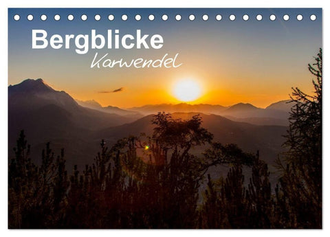 Bergblicke - Karwendel (Tischkalender 2027 DIN A5 quer), CALVENDO Monatskalender