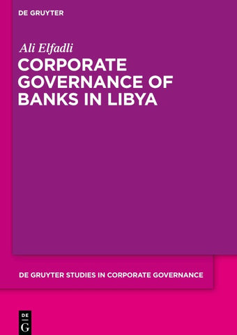 Corporate Governance of Banks in Libya