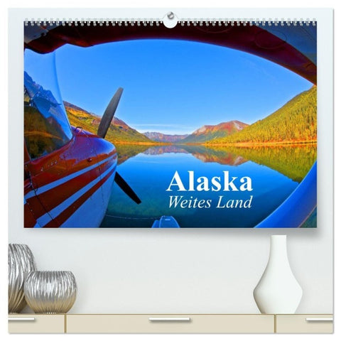 Alaska - Weites Land (hochwertiger Premium Wandkalender 2027 DIN A2 quer), Kunstdruck in Hochglanz