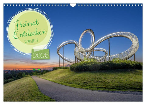 Heimat Entdecken - Ruhrgebiet (Wandkalender 2026 DIN A3 quer), CALVENDO Monatskalender