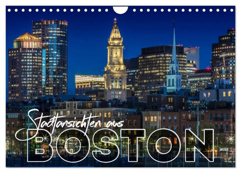 Stadtansichten aus Boston (Wandkalender 2027 DIN A4 quer), CALVENDO Monatskalender