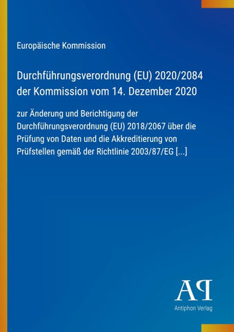 Durchführungsverordnung (EU) 2020/2084 der Kommission vom 14. Dezember 2020