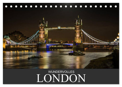 Wundervolles London (Tischkalender 2027 DIN A5 quer), CALVENDO Monatskalender