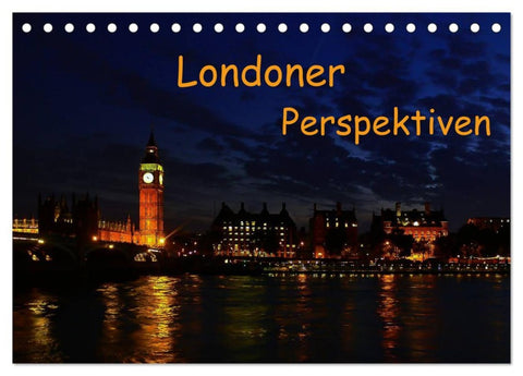 Londoner Perspektiven (Tischkalender 2026 DIN A5 quer), CALVENDO Monatskalender