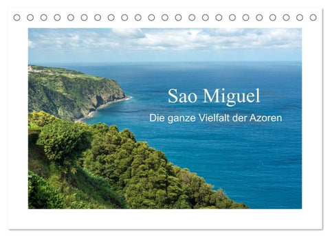 Sao Miguel - Die ganze Vielfalt der Azoren (Tischkalender 2027 DIN A5 quer), CALVENDO Monatskalender