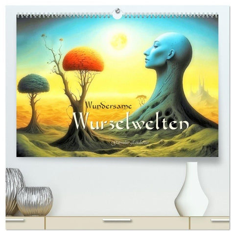 Wundersame Wurzelwelten (hochwertiger Premium Wandkalender 2027 DIN A2 quer), Kunstdruck in Hochglanz
