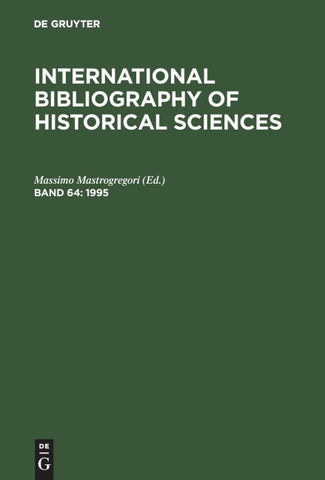 International Bibliography of Historical Sciences / 1995