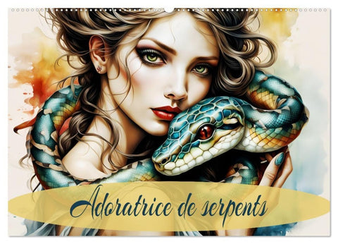 Adoratrice de serpents (Calendrier mural 2027 DIN A2 vertical), CALVENDO calendrier mensuel