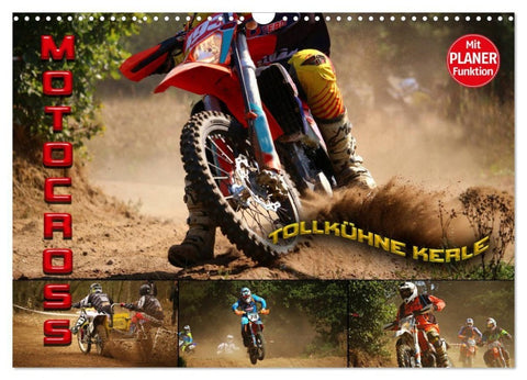 Motocross - tollkühne Kerle (Wandkalender 2027 DIN A3 quer), CALVENDO Monatskalender