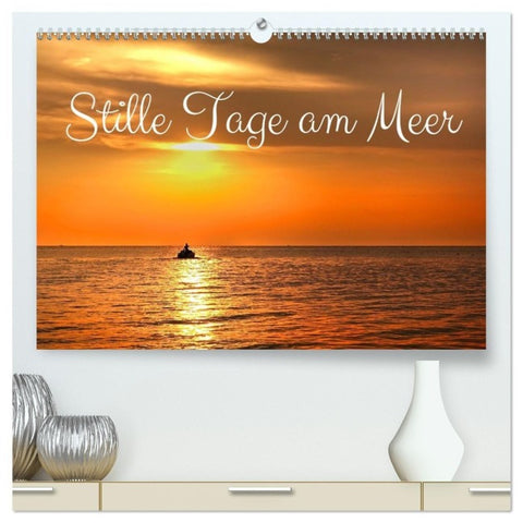 Stille Tage am Meer (hochwertiger Premium Wandkalender 2027 DIN A2 quer), Kunstdruck in Hochglanz