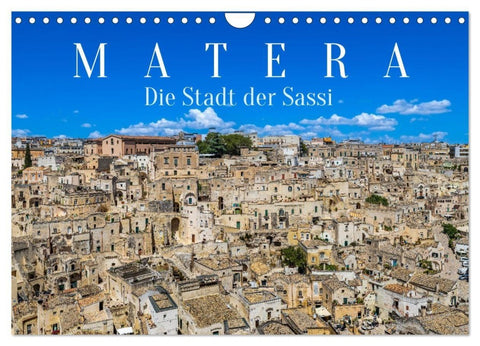 Matera - Die Stadt der Sassi (Wandkalender 2027 DIN A4 quer), CALVENDO Monatskalender