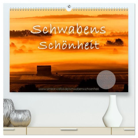 Schwabens Schönheit (hochwertiger Premium Wandkalender 2027 DIN A2 quer), Kunstdruck in Hochglanz