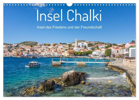Insel Chalki (Wandkalender 2027 DIN A3 quer), CALVENDO Monatskalender