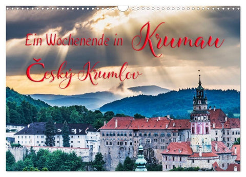 Ein Wochenende in Krumau (Wandkalender 2027 DIN A3 quer), CALVENDO Monatskalender