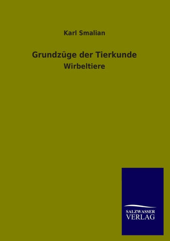 Grundzüge der Tierkunde