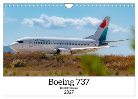 Boeing 737 - Die Baby Boeing (Wandkalender 2027 DIN A4 quer), CALVENDO Monatskalender
