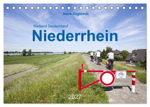 Radland Deutschland - Niederrhein (Tischkalender 2027 DIN A5 quer), CALVENDO Monatskalender