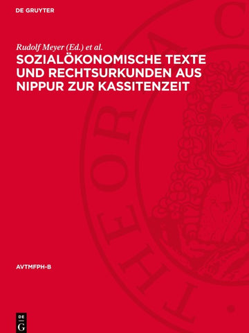 Sozialökonomische Texte und Rechtsurkunden aus Nippur zur Kassitenzeit
