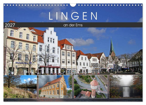 LINGEN an der Ems (Wandkalender 2027 DIN A3 quer), CALVENDO Monatskalender