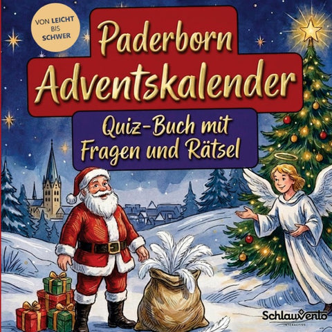 Paderborn-Adventskalender: Quiz-Buch mit Fragen und Rätsel