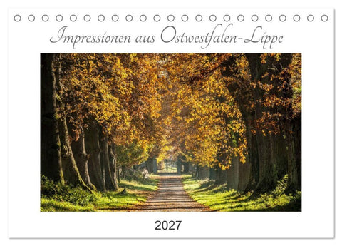 Impressionen aus Ostwestfalen-Lippe (Tischkalender 2027 DIN A5 quer), CALVENDO Monatskalender