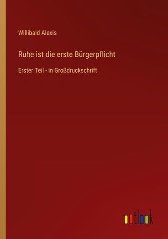 Ruhe ist die erste Bürgerpflicht