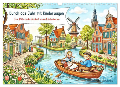 Durch das Jahr mit Kinderaugen (Wandkalender 2027 DIN A3 quer), CALVENDO Monatskalender
