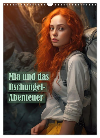 Mia und das Dschungel-Abenteuer (Wandkalender 2027 DIN A3 hoch), CALVENDO Monatskalender