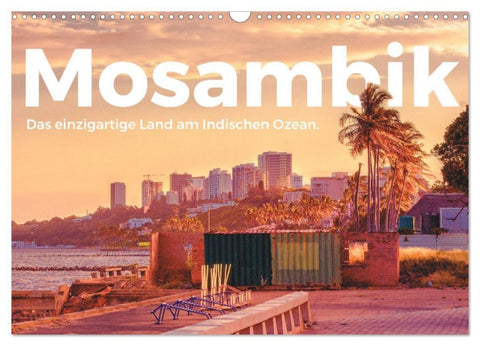 Mosambik - Das einzigartige Land am Indischen Ozean. (Wandkalender 2027 DIN A3 quer), CALVENDO Monatskalender