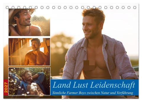 Land Lust Leidenschaft (Tischkalender 2027 DIN A5 quer), CALVENDO Monatskalender