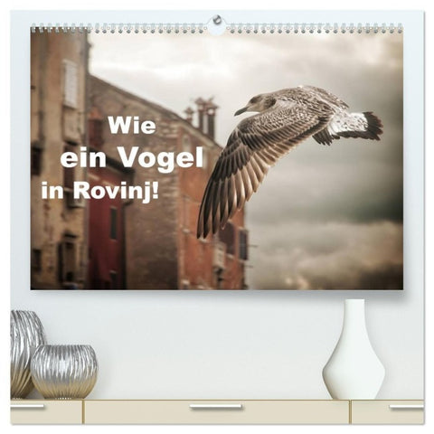 Wie ein Vogel in Rovinj! (hochwertiger Premium Wandkalender 2027 DIN A2 quer), Kunstdruck in Hochglanz