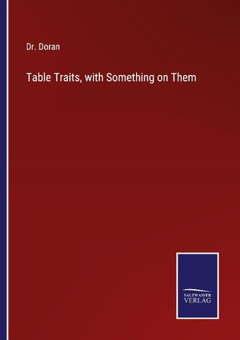 Table Traits, with Something on Them