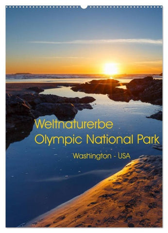 Weltnaturerbe Olympic National Park (Wandkalender 2027 DIN A2 hoch), CALVENDO Monatskalender
