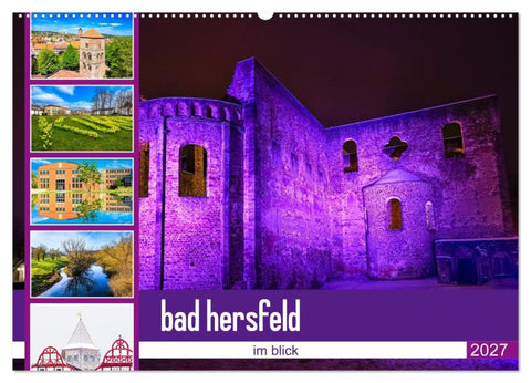 bad hersfeld im blick (Wandkalender 2027 DIN A2 quer), CALVENDO Monatskalender